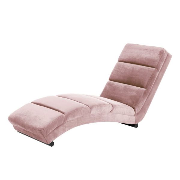 Sezlong living roz prafuit/negru Slinky
