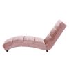 Sezlong living roz prafuit/negru Slinky
