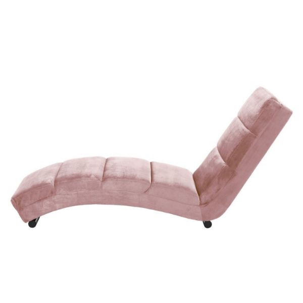 Sezlong living roz prafuit/negru Slinky