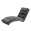 Sezlong living gri inchis/negru Slinky