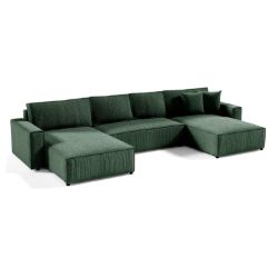 Coltar extensibil forma U verde Poso