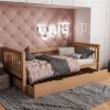 Pat 90 x 200 cm din lemn de fag natur Lea