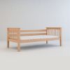 Pat 90 x 200 cm din lemn de fag natur Lea