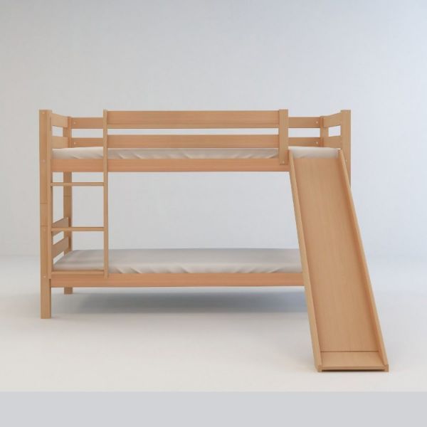 Pat supraetajat dublu 90 x 200 cm fag natur Mark slide