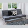 Canapea extensibila gri deschis Perugia