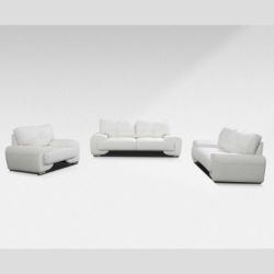 Set de canapele 3-2-1 alb Omega Lux