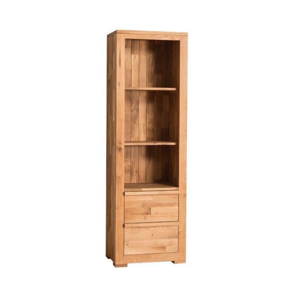 	Biblioteca lemn stejar masiv Wild Oak