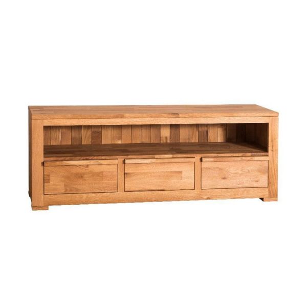 	Comoda TV, 160 cm, lemn masiv stejar, Wild Oak