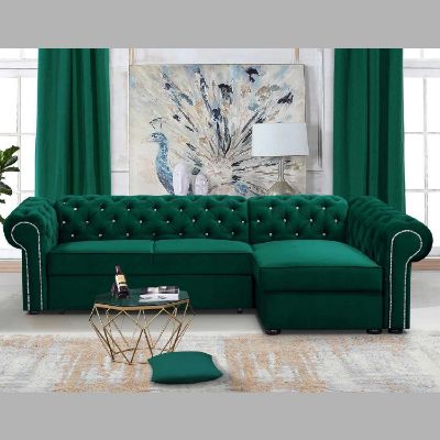 Coltar extensibil dreapta verde inchis Versace