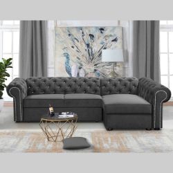 Coltar extensibil dreapta gri Versace