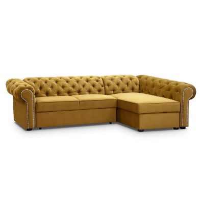 Coltar extensibil dreapta galben mustar Versace