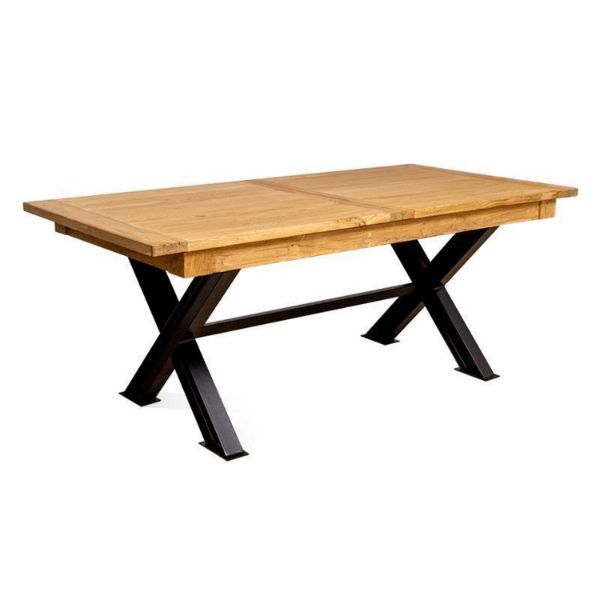 Masa extensibila 200/280 cm natur/negru Ravon