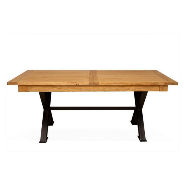 Masa extensibila 200/280 cm natur/negru Ravon