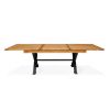 Masa extensibila 200/280 cm natur/negru Ravon