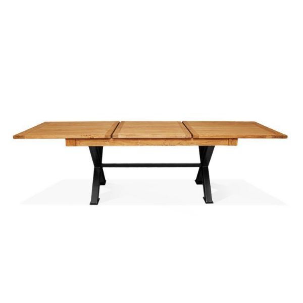 Masa extensibila 200/280 cm natur/negru Ravon