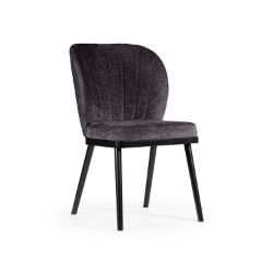 Scaun tapitat negru Shelly Pro