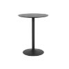 Masa inalta tip bar rotunda 80 cm negru Ibiza