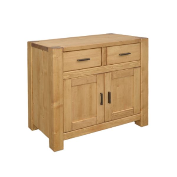 Bufet 110 cm cu 2 usi si 2 sertare natur Adela