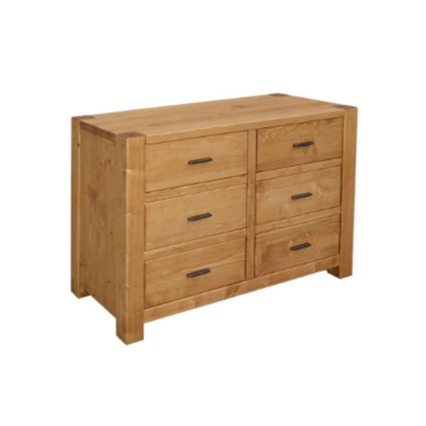 Comoda cu 6 sertare natur Adela