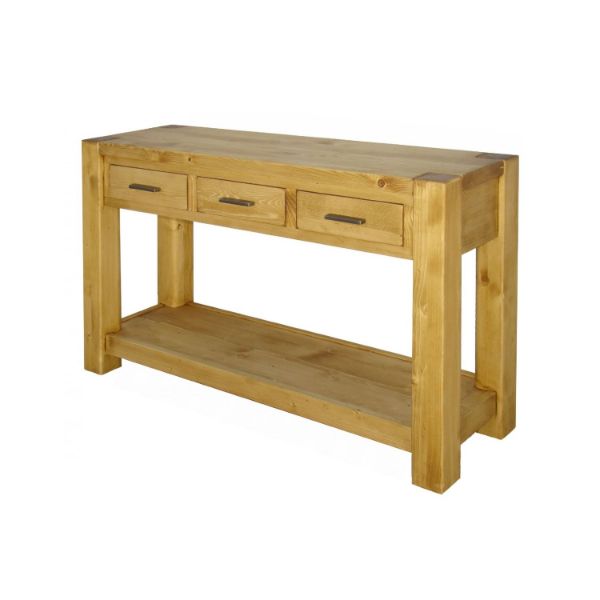 Consola cu 3 sertare natur Adela