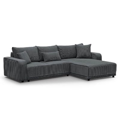 Coltar extensibil dreapta antracit Primo