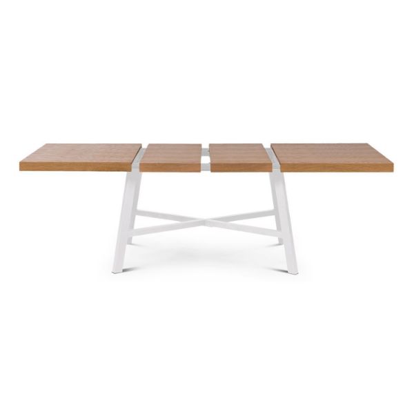Masa extensibila 160/240 cm stejar/alb Milano