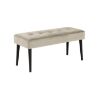 	Banca tapitata 95 cm gri deschis Glory