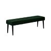 Banca tapitata 140 cm verde padure Glory
