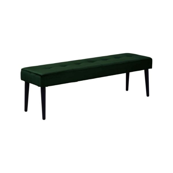Banca tapitata 140 cm verde padure Glory