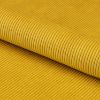 Scaun tapitat textil catifea galben Eris 