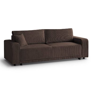 Canapea extensibila 3 locuri maro Primo
