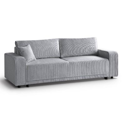 Canapea extensibila 3 locuri gri deschis Primo