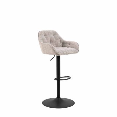 Scaun bar reglabil textil boucle bej Brooke