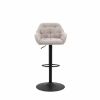 Scaun bar reglabil textil boucle bej Brooke