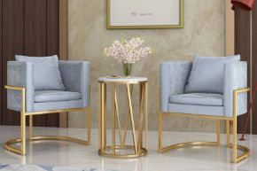 Imagine pentru categorie Scaune metalice tapitate