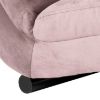 	Sezlong living roz prafuit/negru Slinky