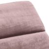 	Sezlong living roz prafuit/negru Slinky