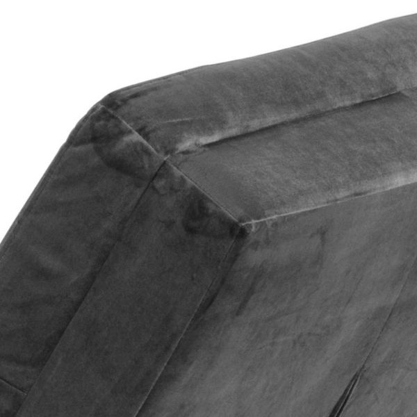 	Sezlong living gri inchis/negru Slinky