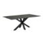 Masa dining fixa 200 cm negru Heaven