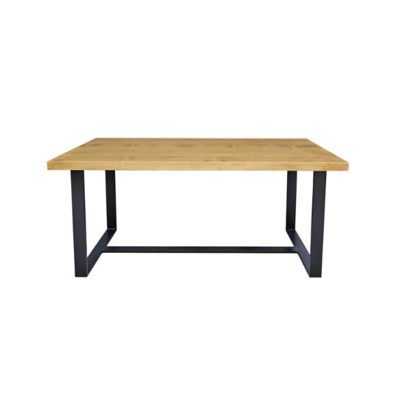Masuta de cafea 100 cm natur/negru Mix