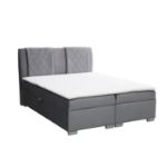 Pat tapitat boxspring 180 x 200 cm gri inchis Kolumbia