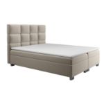 Pat tapitat boxspring 180 x 200 cm cappuccino Kanada