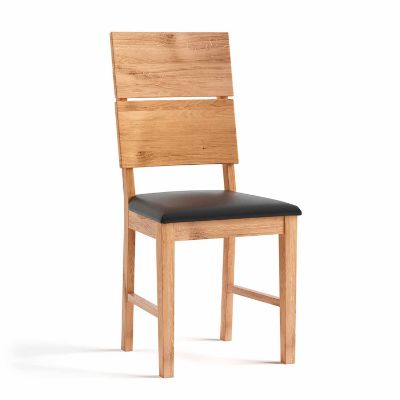 Scaun dining stejar/negru Clara