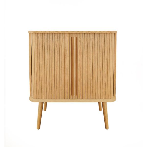 Bufet inalt cu 2 usi culisante stejar Rove