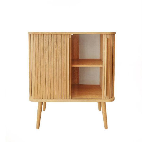 Bufet inalt cu 2 usi culisante stejar Rove