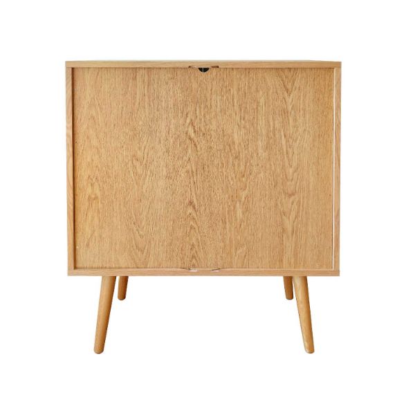 Bufet inalt cu 2 usi culisante stejar Rove