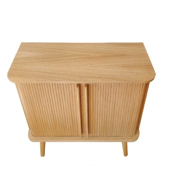 Bufet inalt cu 2 usi culisante stejar Rove