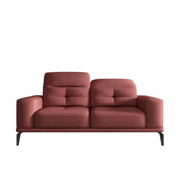 Canapea fixa 2 locuri roz inchis Torrense