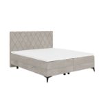 Pat tapitat boxspring 180 x 200 cm cappuccino Milo