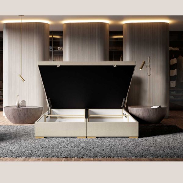 pat 140 x 200 cm cu somiera rabatabila